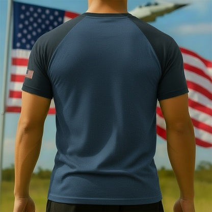 Men's American 250th Liberty Bell American Flag Patriotic Printed T-shirt