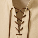 Men's Beige & Brown Pirate Costume Set