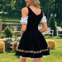 Oktoberfest Beer Costume Dress Dirndl Apron Set - Retrorobe