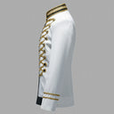 Men's White Gold-Braid Nutcracker 3-Piece Costume Set