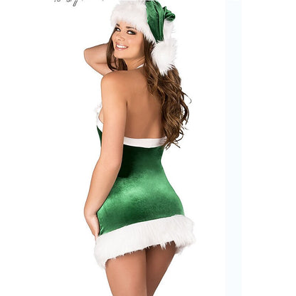 Christmas Santa's Helper Dress with Hat