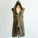 Men's Olive Green Sleeveless Ranger LARP Costume Set
