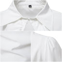 Men's Gothic Medieval Ruffle Shirt with Flare Cuffs
