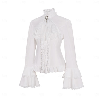 Retro Baroque Princess Vampire Style Blouse