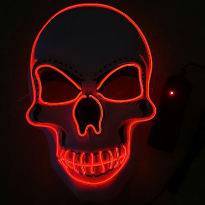 Skull Skeleton LED Mask