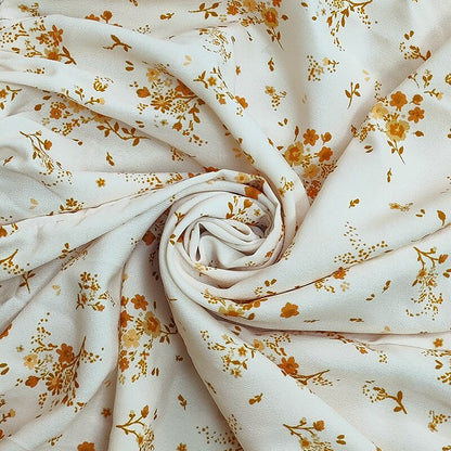 Retro 70s Bohemian Floral High-low Smocked Maxi Dress