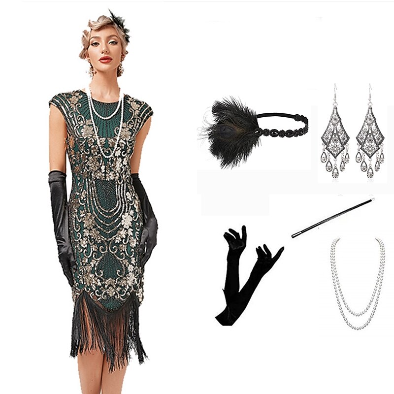 1920s Flapper Dress Outfits