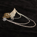Steampunk Brooch Pin Rudder Brooch Shield Brooch Lapel Pin Badge Brooch - Retrorobe
