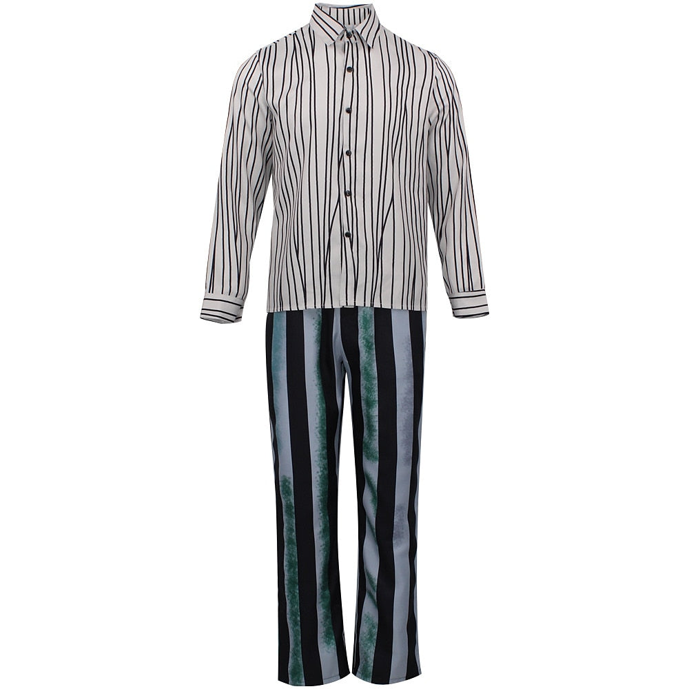 Men's Striped Costume Suit