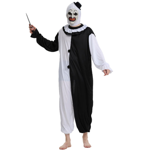 Clown Killer Clown Jumpsuit with Mask