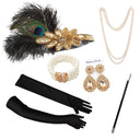 6-teiliges Accessoire-Set zum Thema „Roaring Twenties“