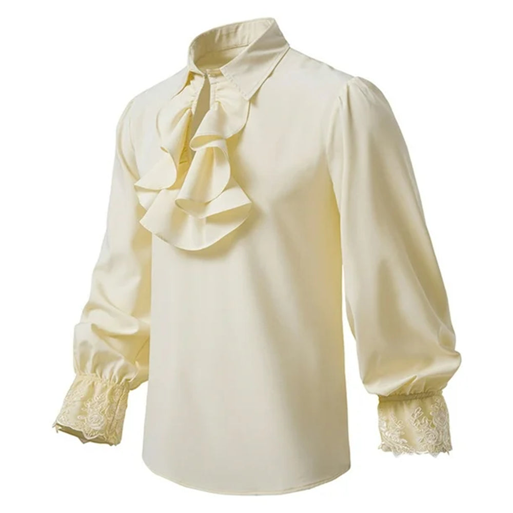 Retro Prince Gentleman Style Shirt for Cosplay Ritter Look