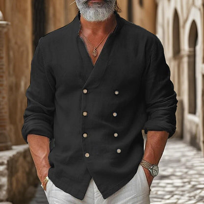 Classic Pirate Style Cotton Shirt - Retrorobe