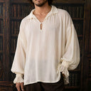 Men's Cream & Brown Medieval Costume Set