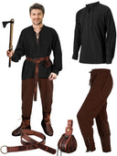 Medieval Pirate Costume with ACCs - Retrorobe