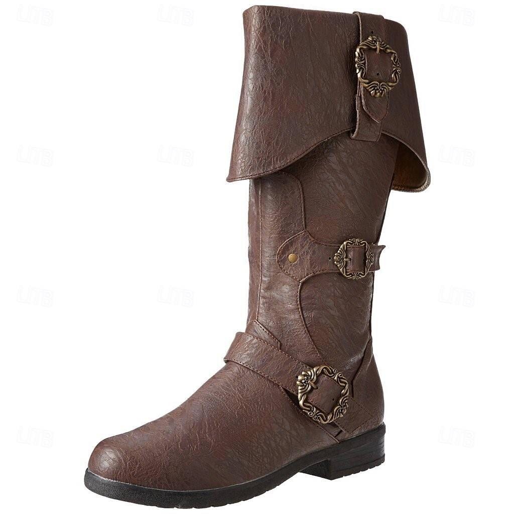 Retro Medieval Renaissance Style Jazz Boots for LARP