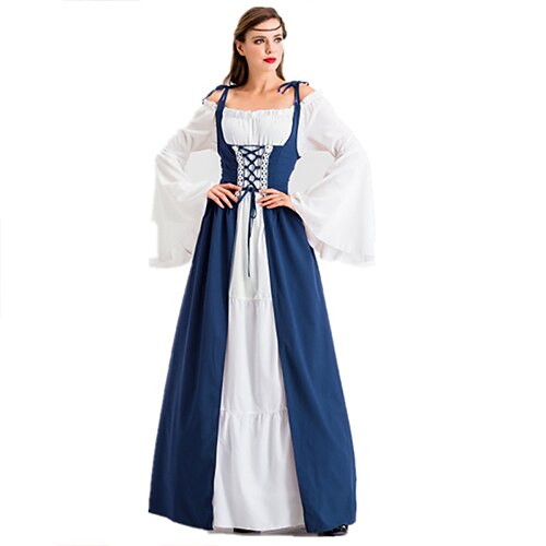 Ensemble robe à épaules dénudées Renaissance