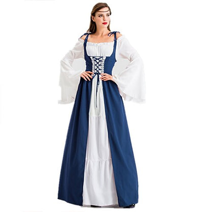 Ensemble robe à épaules dénudées Renaissance