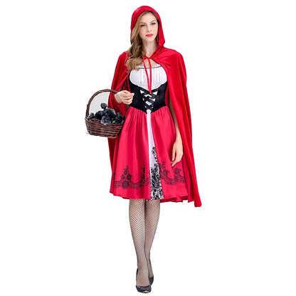 Little Red Riding Hood Dress with Cape