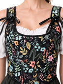 Corsetto rinascimentale floreale con lacci