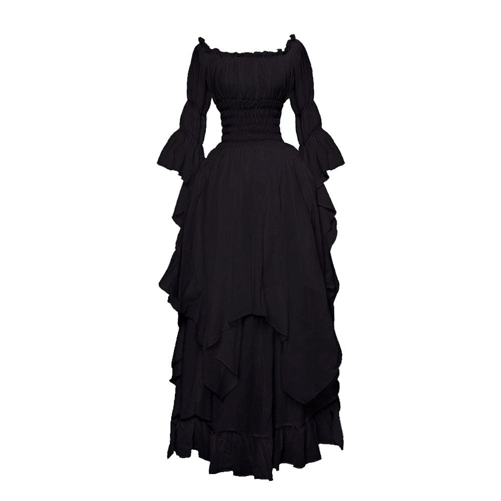 Victorian Flowy Bohemian Retro Style Women's Masquerade & Evening Dress