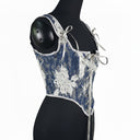 Floral Renaissance Overbust Corset Bodice