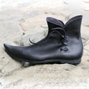 Botines medievales con cordones laterales