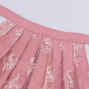 Oktoberfest Pink Dirndl Dress with Embroidered Apron and Blouse - Retrorobe