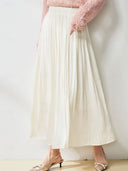 Retro Style Skirt with Pearlized Maxi Hem - Retrorobe