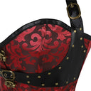 Women's Steampunk Rose Corset 4-Piece Set