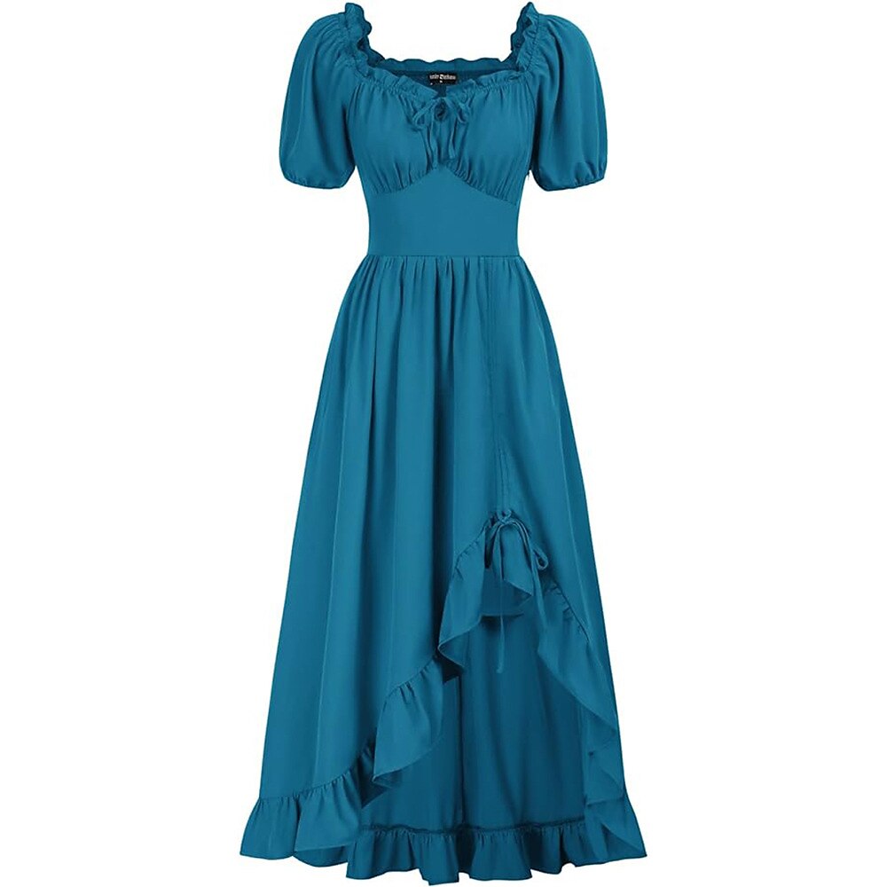 Green Elven LARP Fantasy Costume Dress