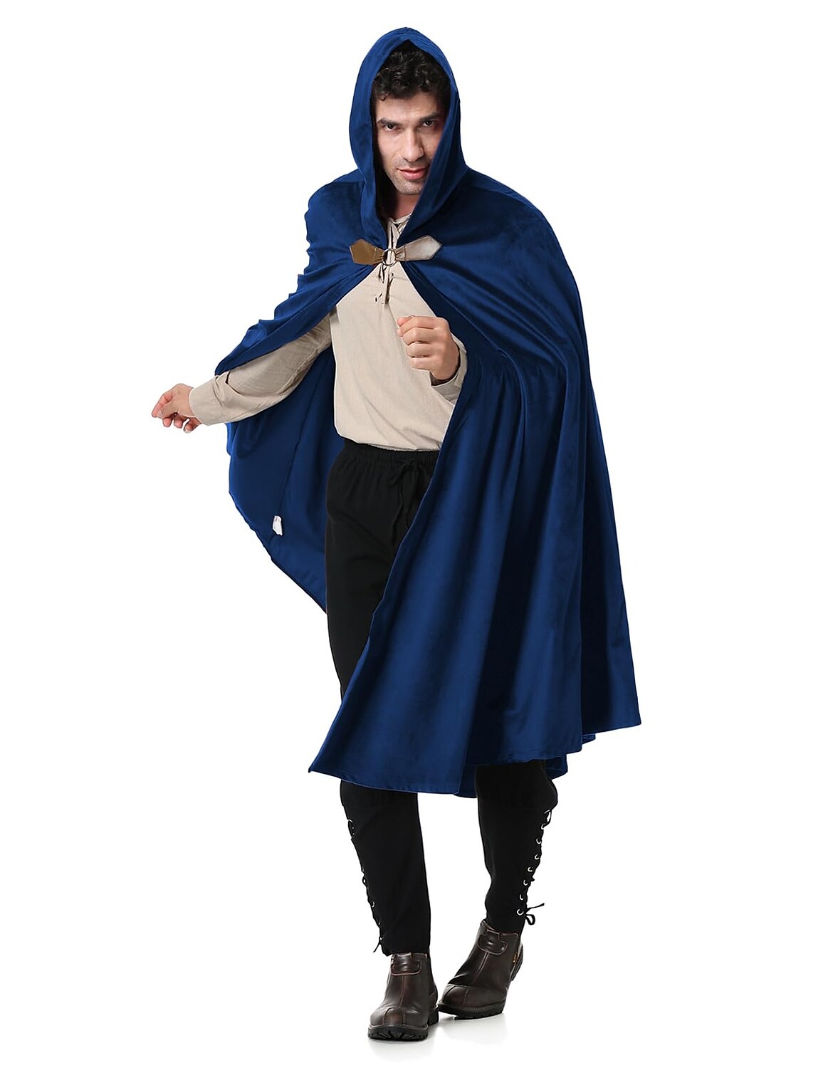 Viking Ranger Style Cape Hooded Cloak