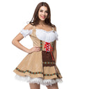 Oktoberfest Beer Costume Dress Dirndl Apron Set - Retrorobe