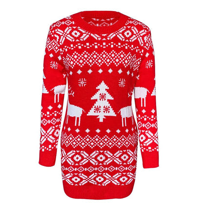 Nordic Reindeer & Tree Ugly Christmas Sweater