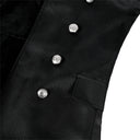 Men's Neon Skeleton Vampire 2-Piece Halloween Costume Set