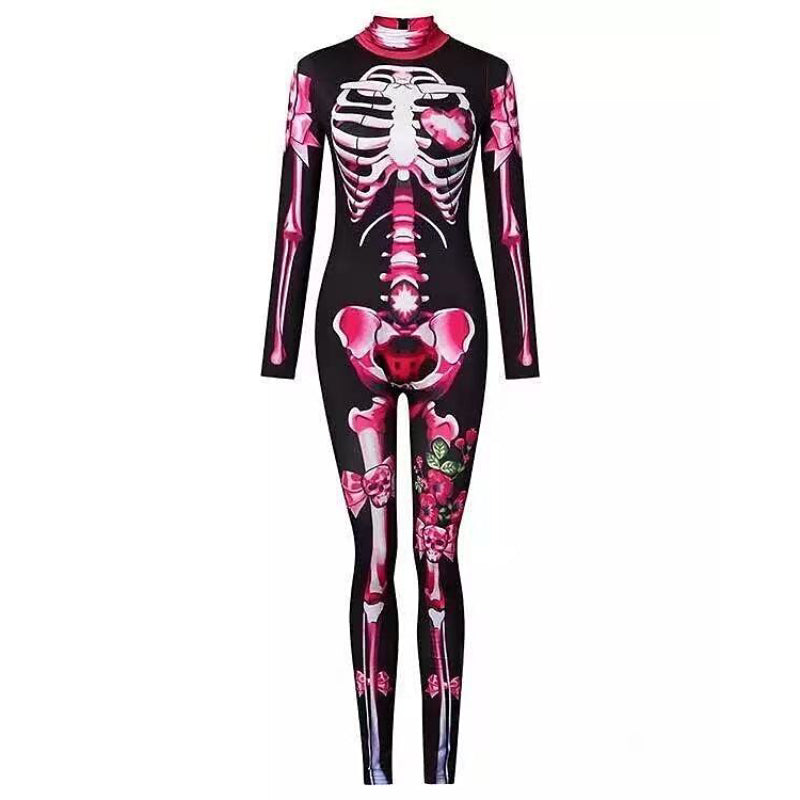 Skeleton Skull Halloween Zentai Suits
