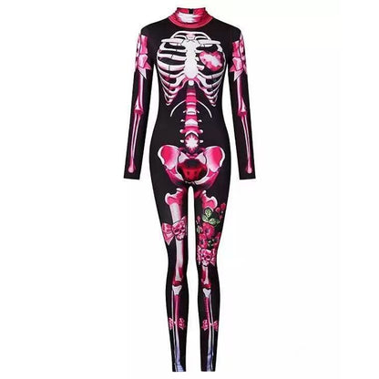 Skeleton Skull Halloween Zentai Suits