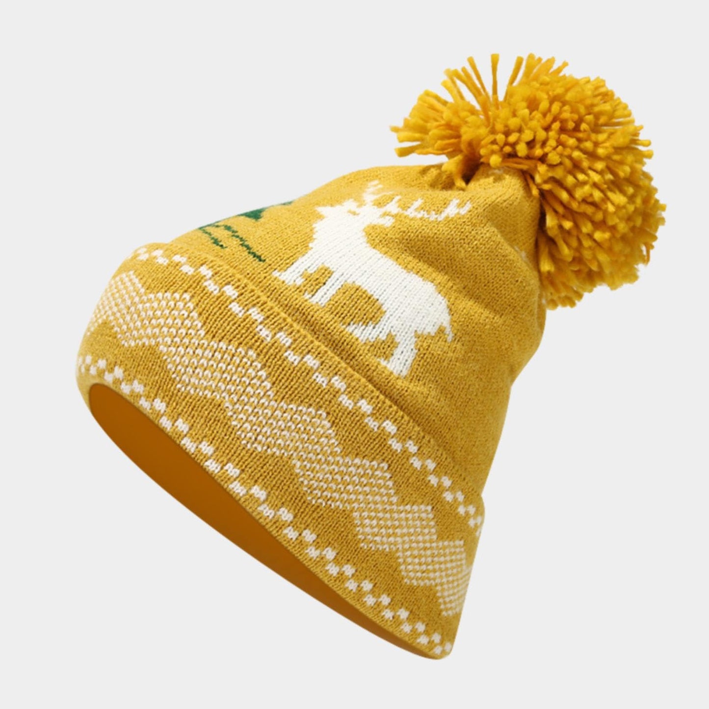 3 PCS Christmas Hat Scarf Glove Set