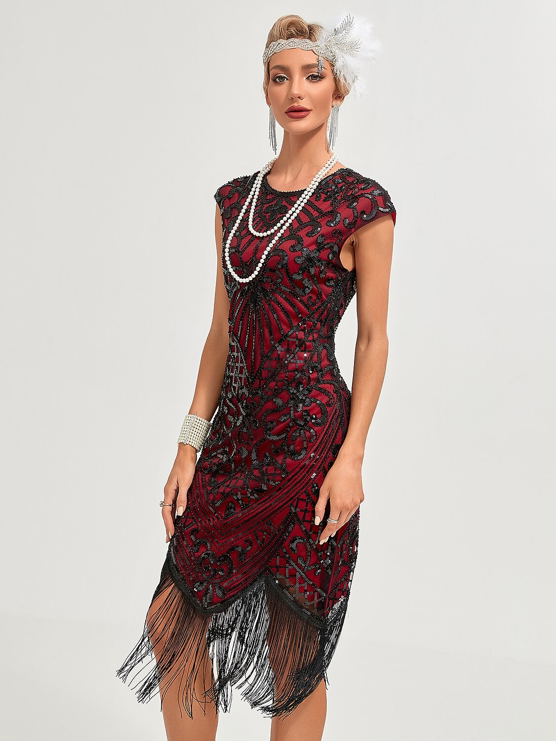 Art Deco Beading Flapper Dress