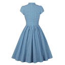 Dot Bow Charm Midi Dress