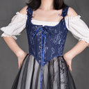 Floral Renaissance Overbust Corset Bodice