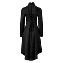 Steampunk High - Low Hem Long Jacket Dress - Retrorobe