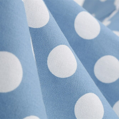 Women's 1950s Polka Dot Halter Neck Swing Dress