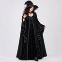 Women's Velvet Sorceress Cloak 5-Piece Set