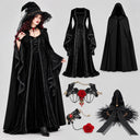 Women's Velvet Sorceress Cloak 5-Piece Set