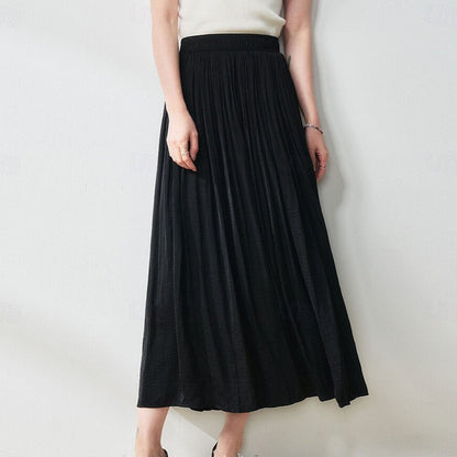 Retro Style Skirt with Pearlized Maxi Hem