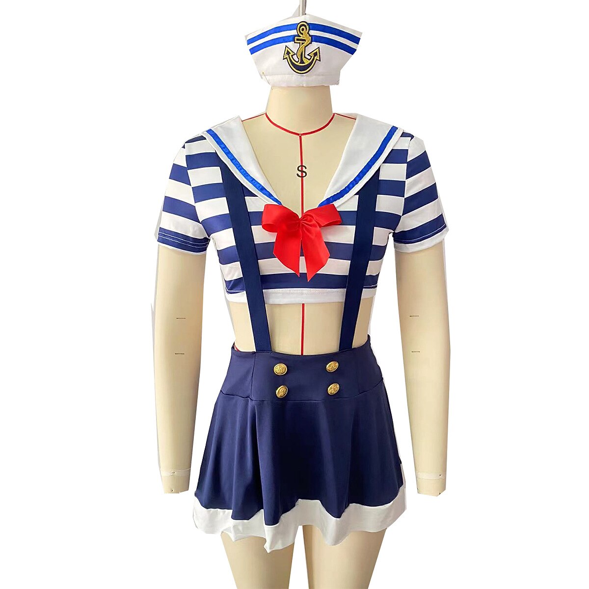 Navy Sailor Halloween Uniform Costume