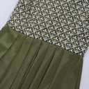 Oktoberfest Green Embroidered Dirndl Dress with Apron - Retrorobe