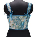 Renaissance Style Floral Lace Design Corset Vest - Retrorobe
