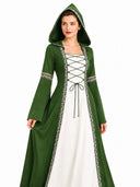 Women’s Hooded Medieval Renaissance Dress